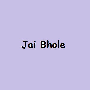Jai Bhole